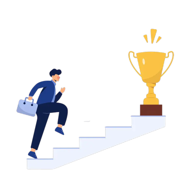 Career growth illustration